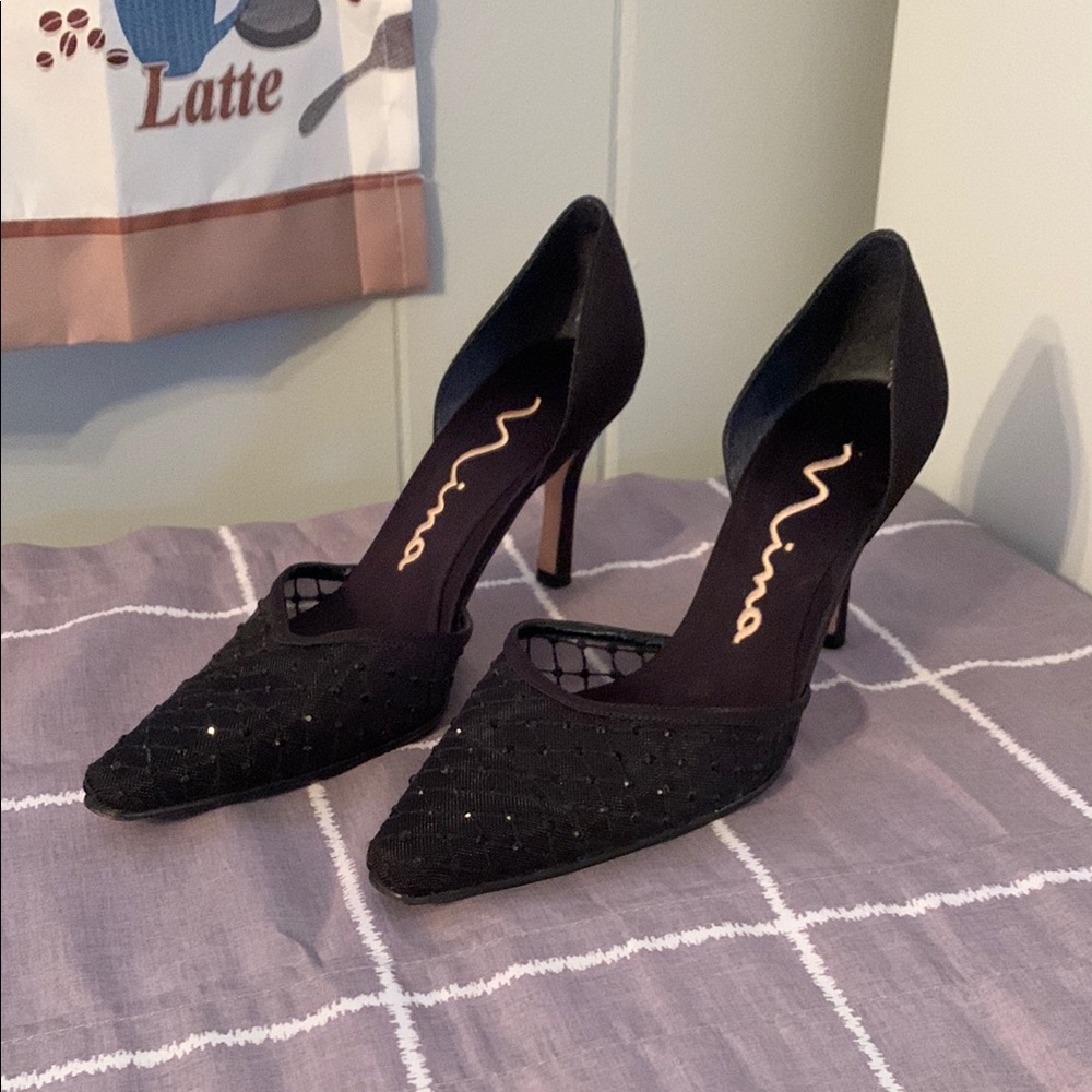 Nina Black Women's Heels